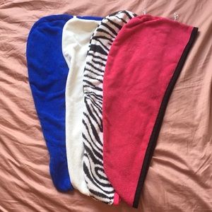 Set of 4 Turbie Twist Towels